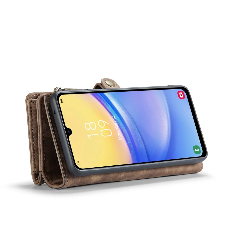 Étui portefeuille multi-cartes Samsung Galaxy A16, Marron