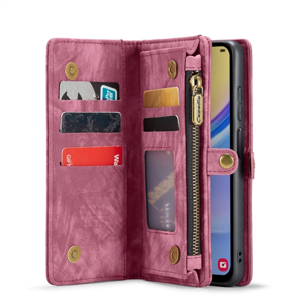 Étui portefeuille multi-cartes Samsung Galaxy A16, Rouge