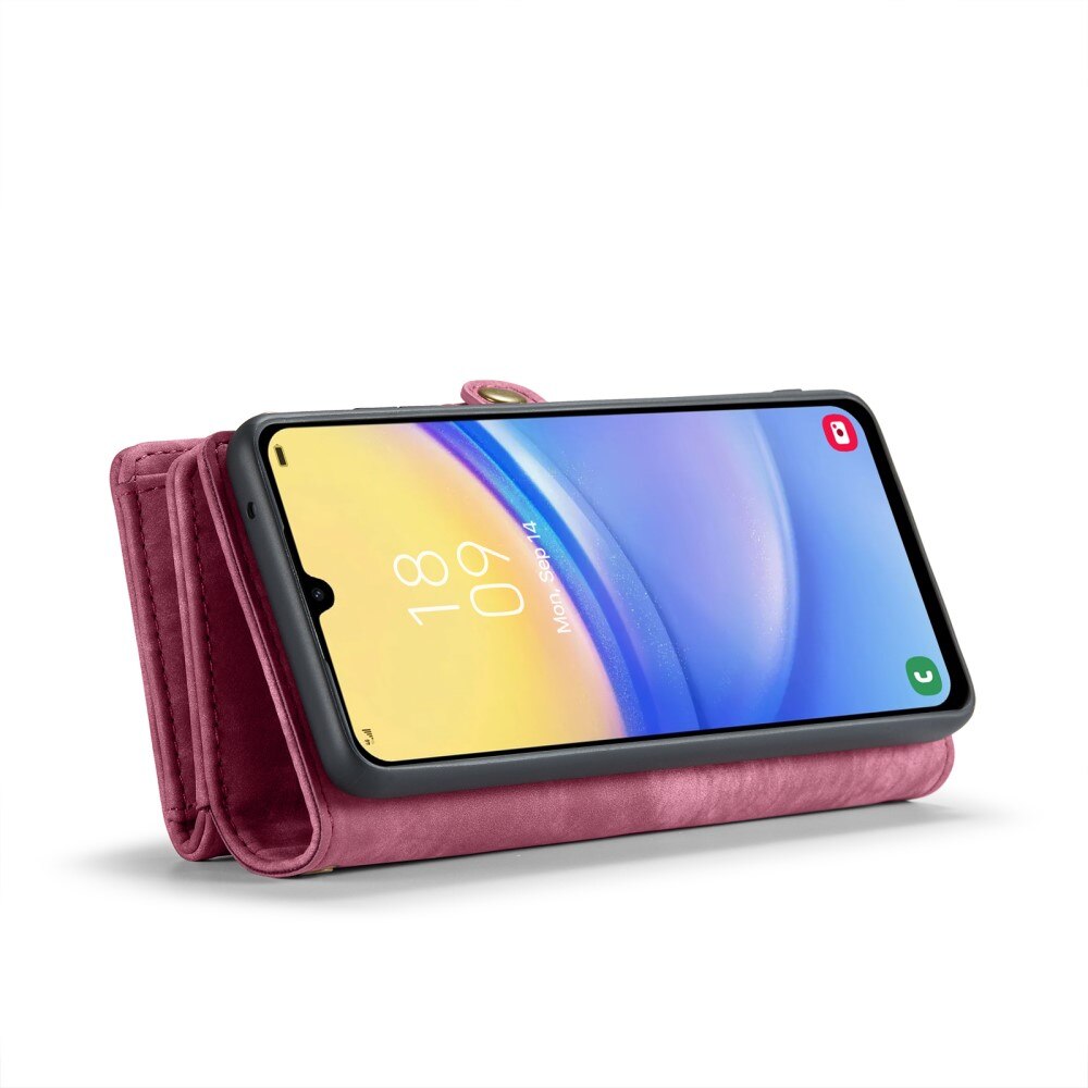 Étui portefeuille multi-cartes Samsung Galaxy A16, Rouge