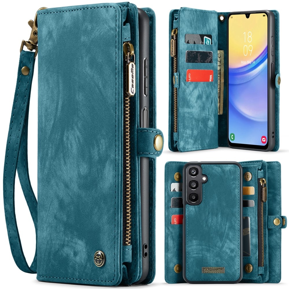 Étui portefeuille multi-cartes Samsung Galaxy A16, Bleu