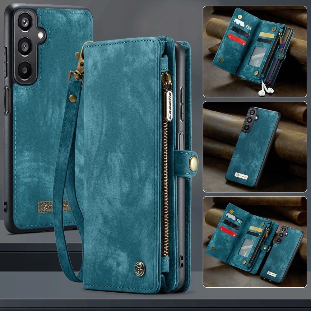 Étui portefeuille multi-cartes Samsung Galaxy A16, Bleu