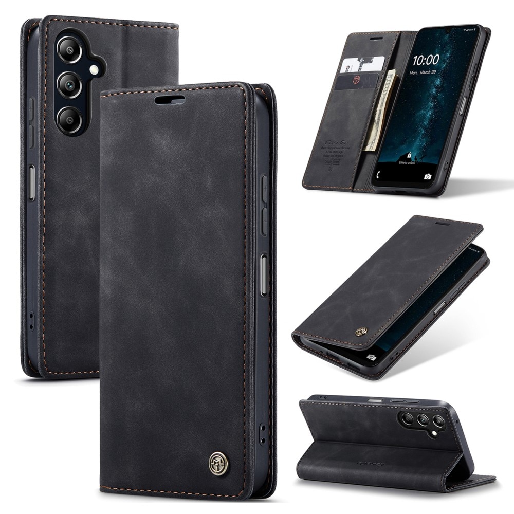 Étui portefeuille mince Samsung Galaxy A16, Noir
