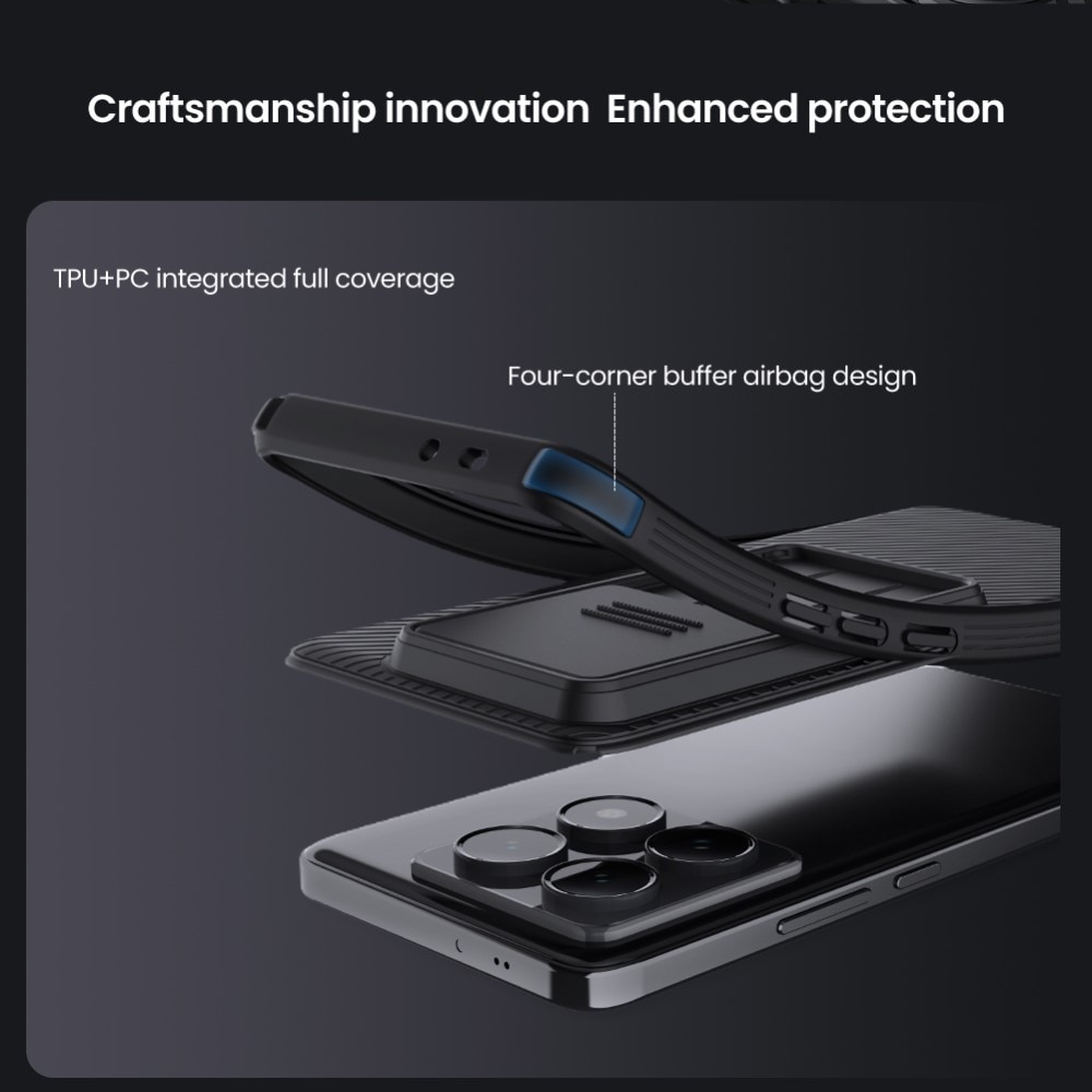 Coque CamShield Xiaomi 14T Pro, Noir