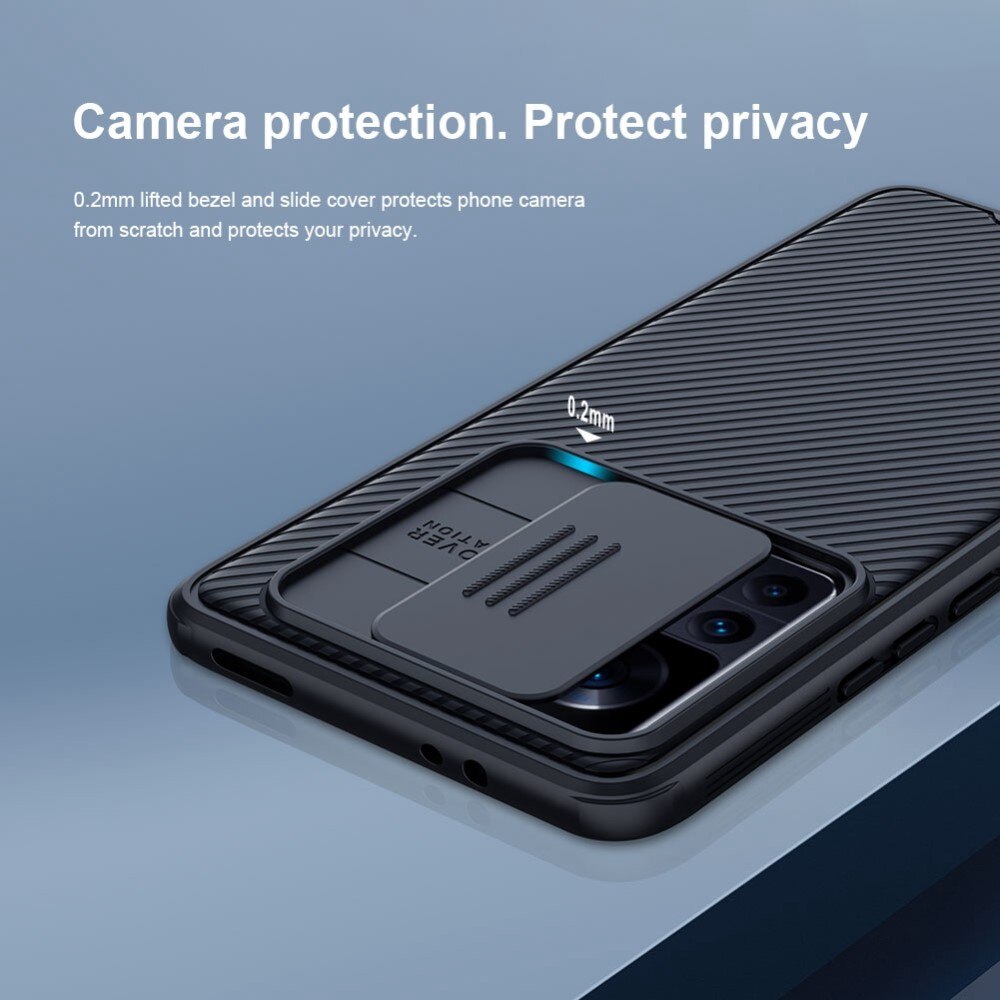 Coque CamShield Xiaomi 12T, Noir