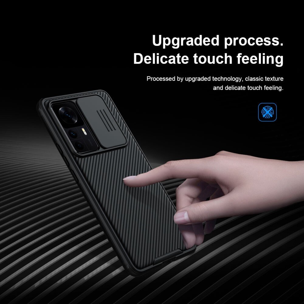 Coque CamShield Xiaomi 12T, Noir