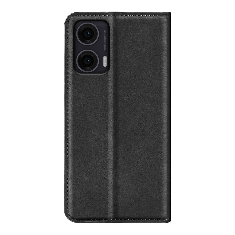 Coque portefeuille mince Motorola Moto G35, Noir