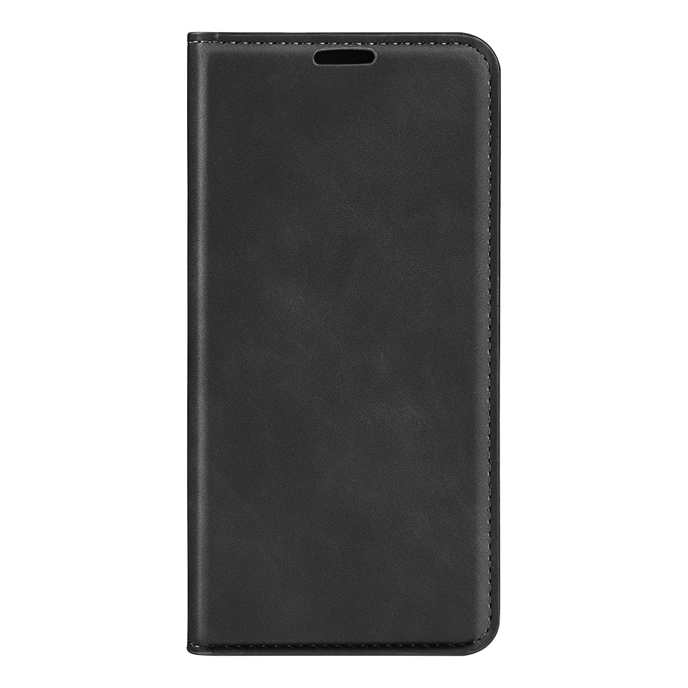 Coque portefeuille mince Motorola Moto G55, Noir