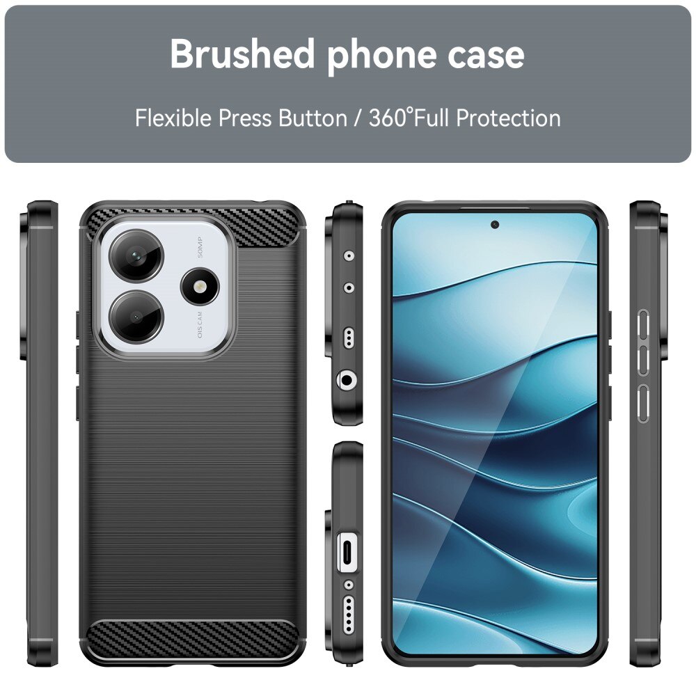 Coque TPU Brushed Xiaomi Redmi Note 14 5G, [FÄRG}