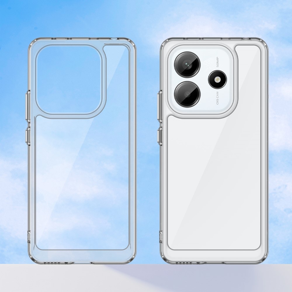 Coque hybride pour Xiaomi Redmi Note 14 5G, transparent