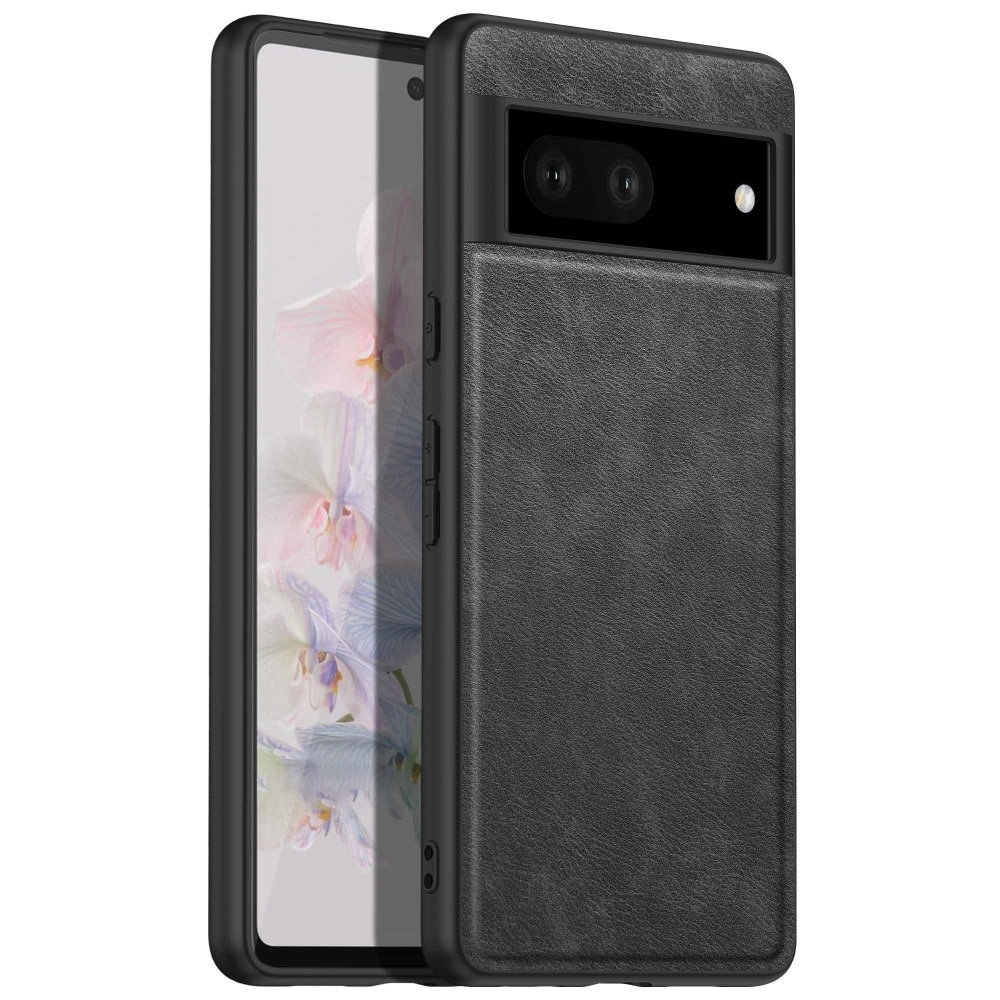 Coque en Cuir Google Pixel 7 Noir