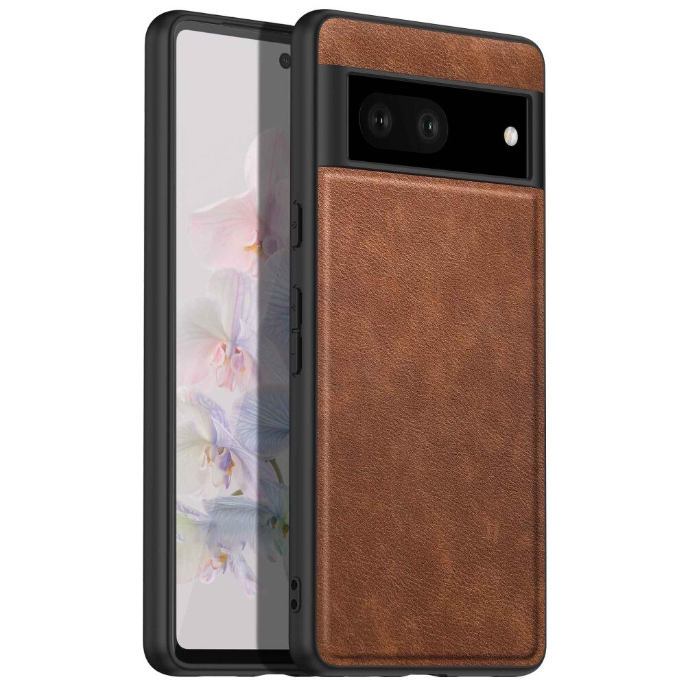 Coque en Cuir Google Pixel 7 Marron