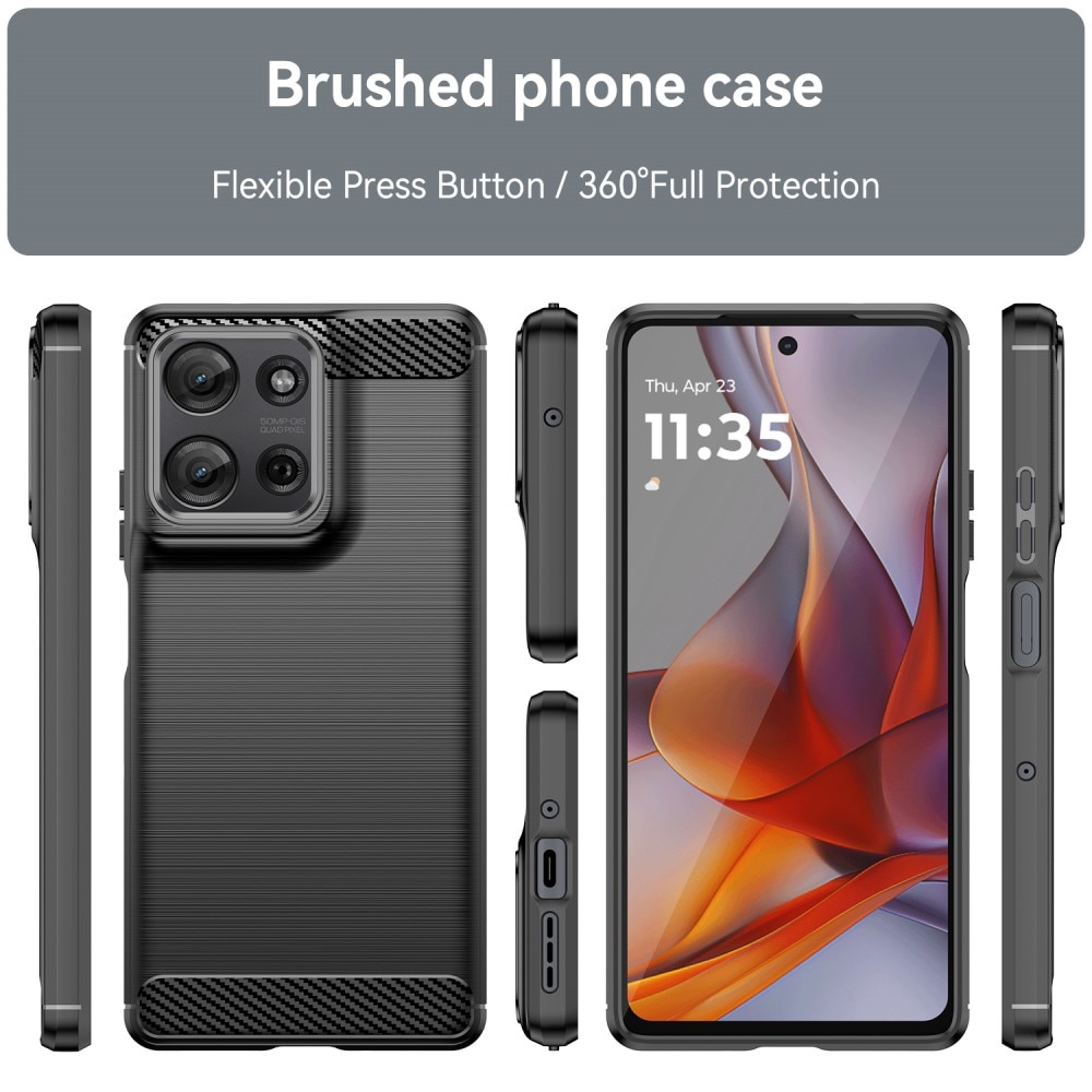 Coque TPU Brushed Motorola Moto G75, [FÄRG}