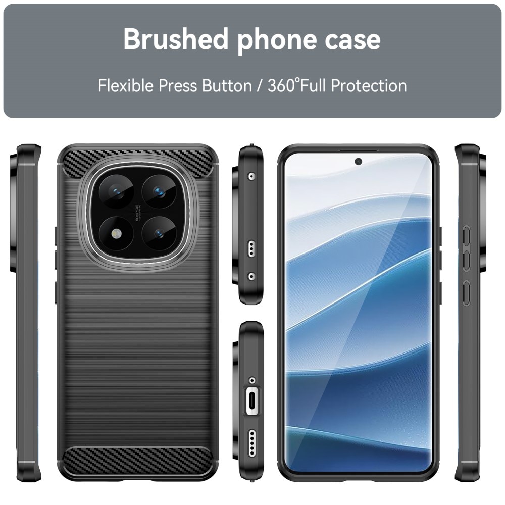 Coque TPU Brushed Xiaomi Redmi Note 14 Pro Plus, [FÄRG}