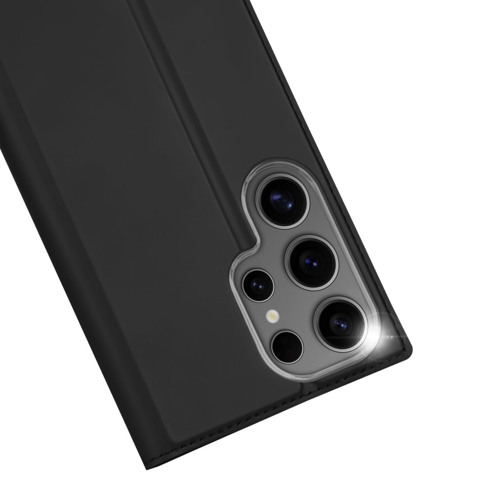 Étui portefeuille Skin Pro Series Samsung Galaxy S25 Ultra, Noir