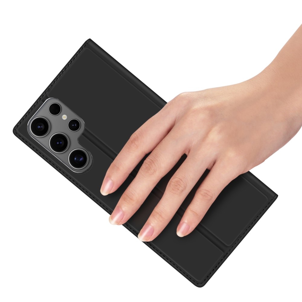 Étui portefeuille Skin Pro Series Samsung Galaxy S25 Ultra, Noir