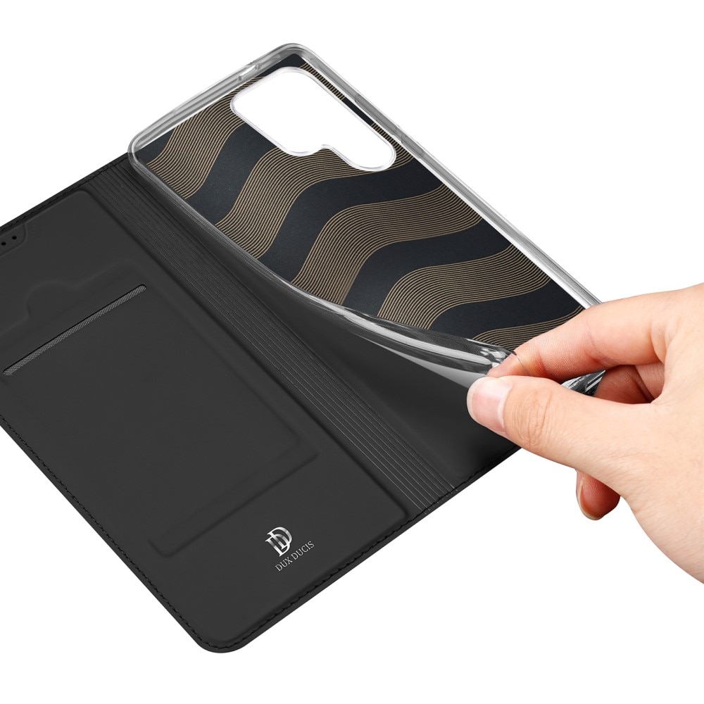 Étui portefeuille Skin Pro Series Samsung Galaxy S25 Ultra, Noir
