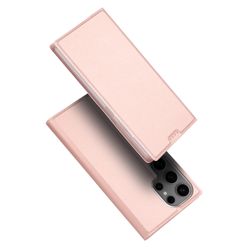 Étui portefeuille Skin Pro Series Samsung Galaxy S25 Ultra, Or rose