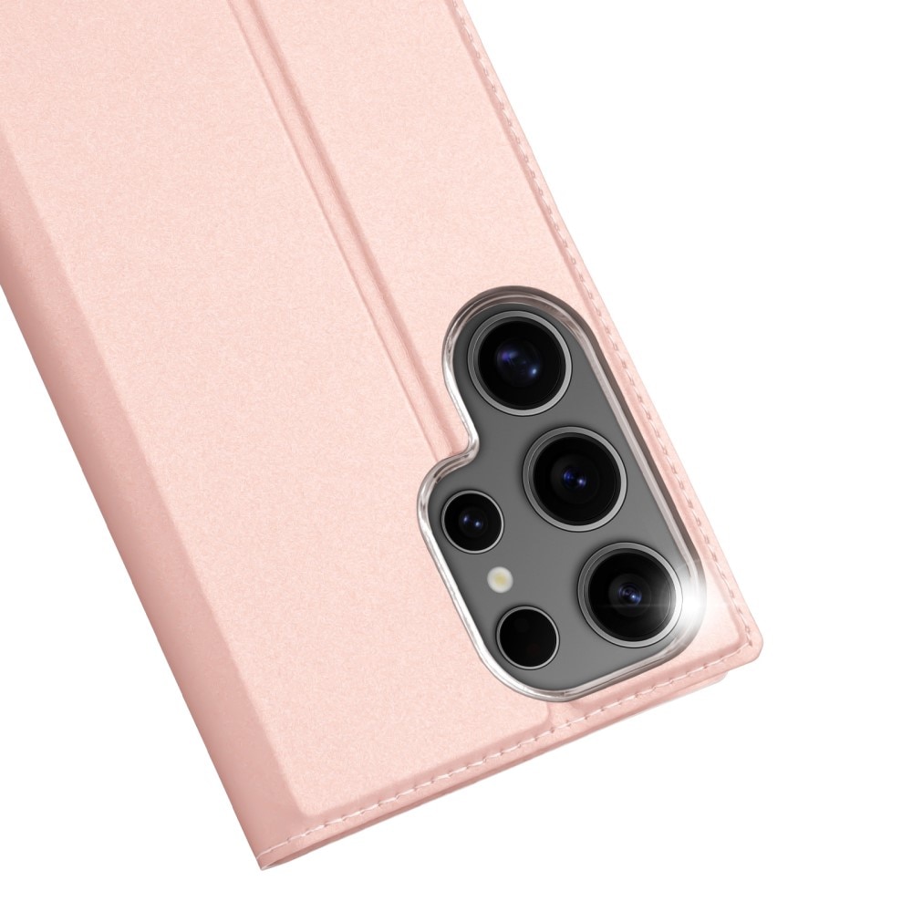 Étui portefeuille Skin Pro Series Samsung Galaxy S25 Ultra, Or rose