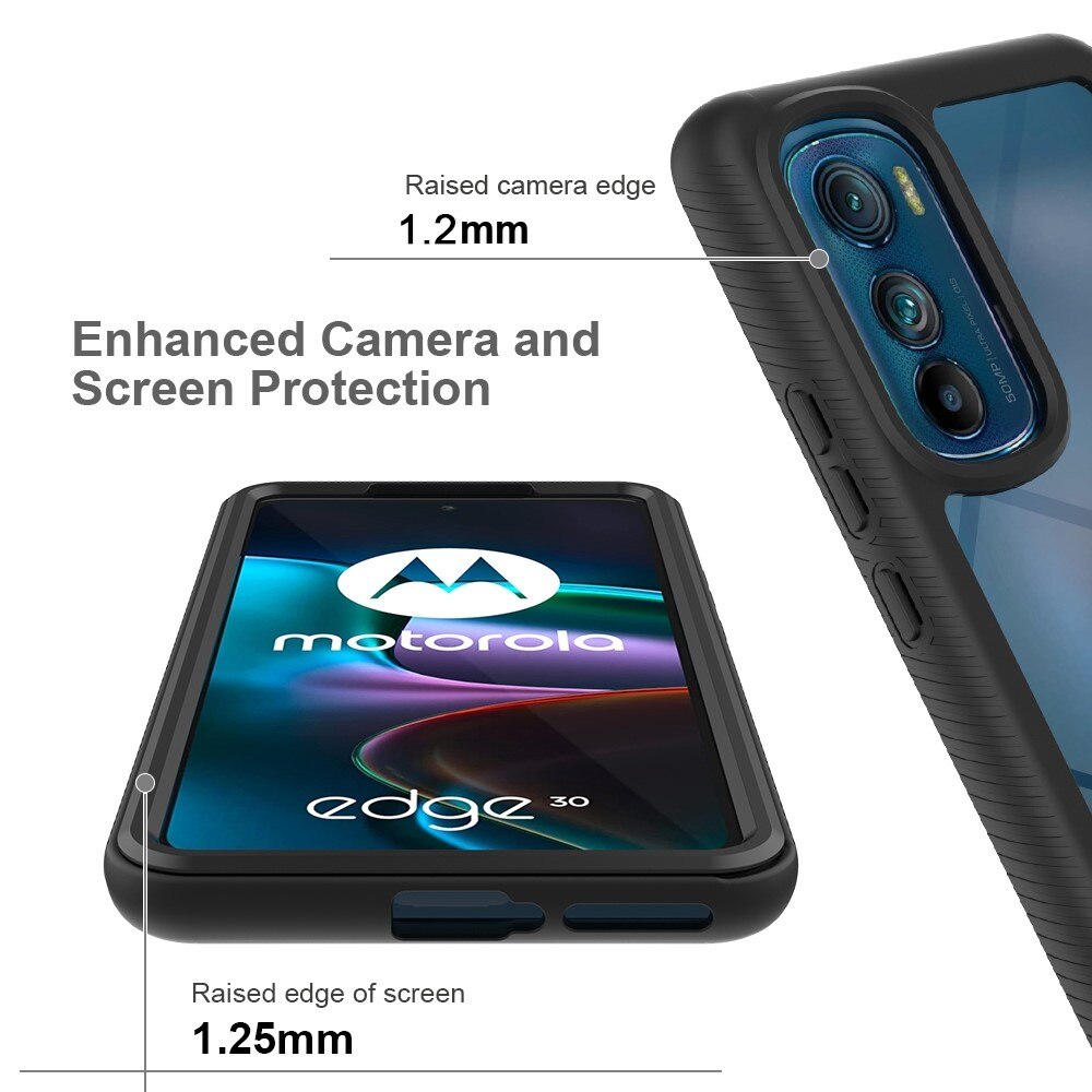 Coque Full Protection Motorola Edge 30, Noir