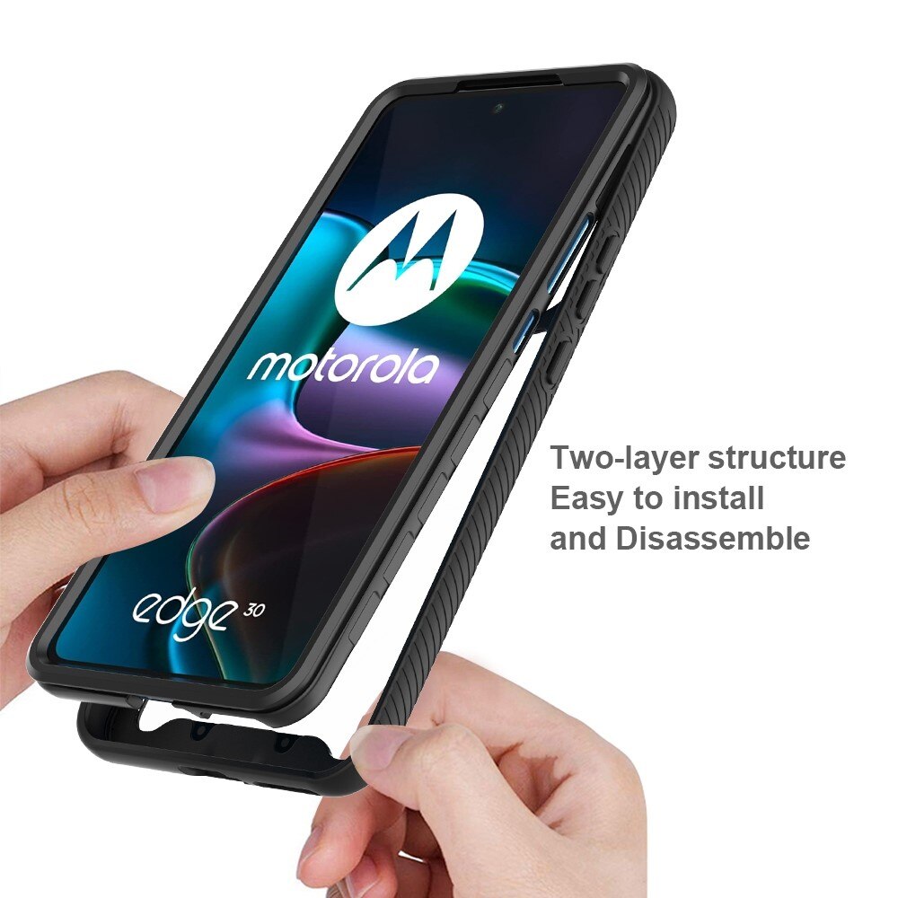 Coque Full Protection Motorola Edge 30, Noir