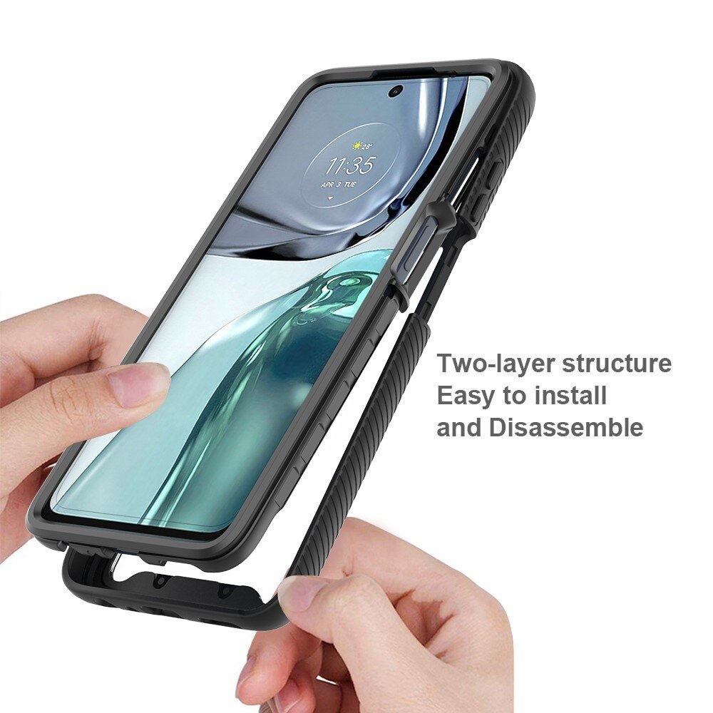 Coque Full Protection Motorola Moto G62, Noir