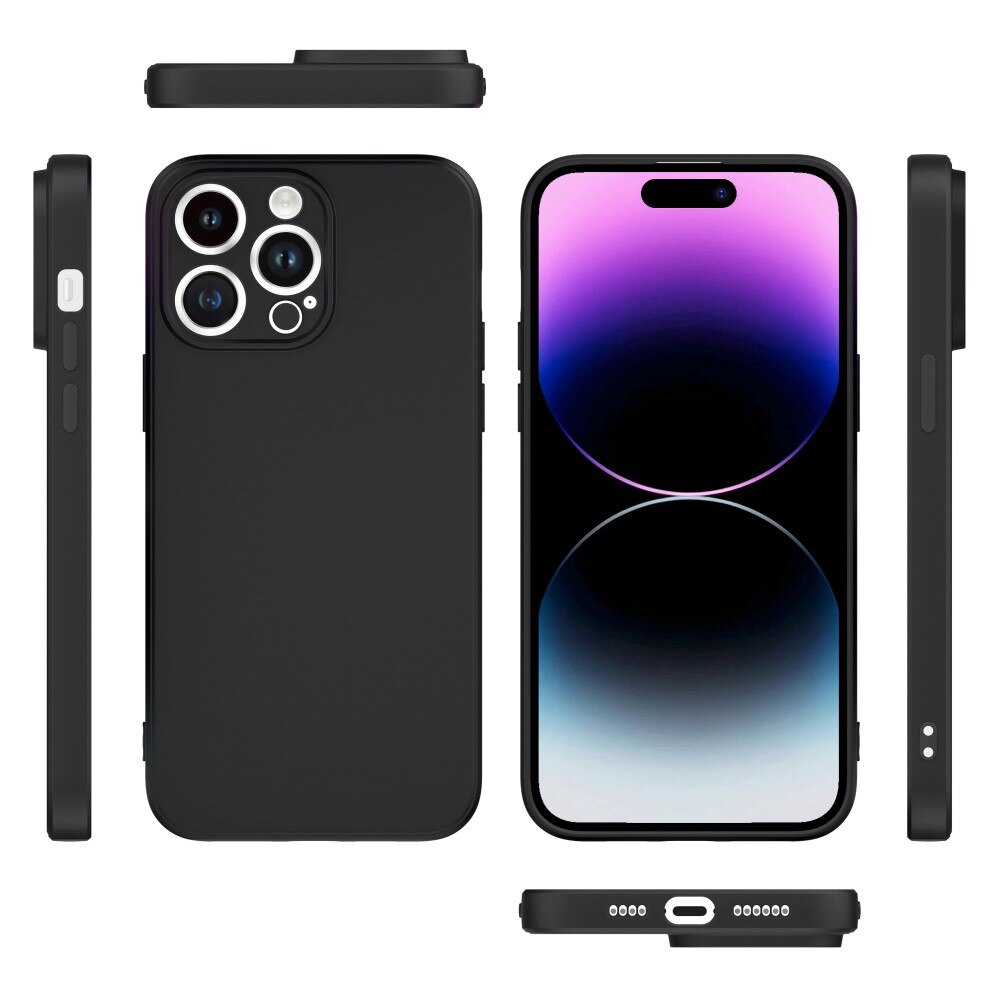 Coque Soft TPU iPhone 14 Pro Max Noir