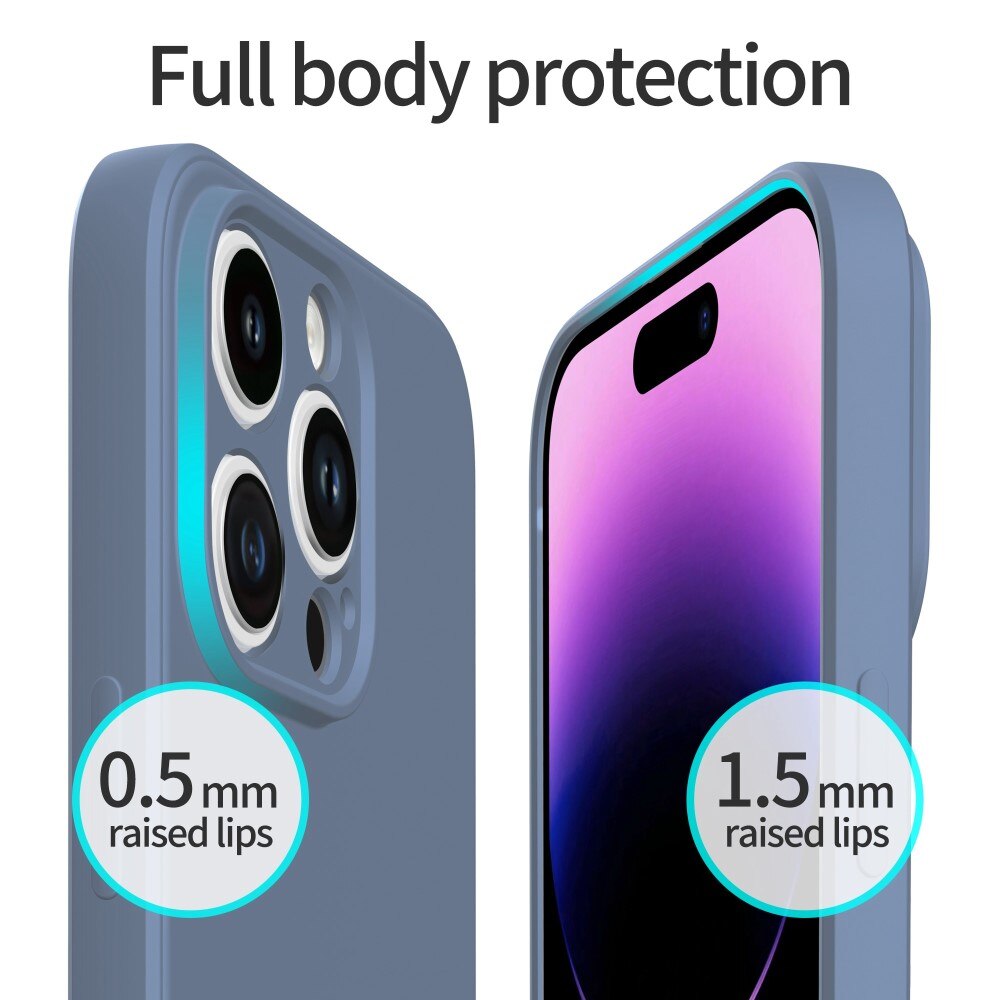 Coque Soft TPU iPhone 14 Pro Max Bleu