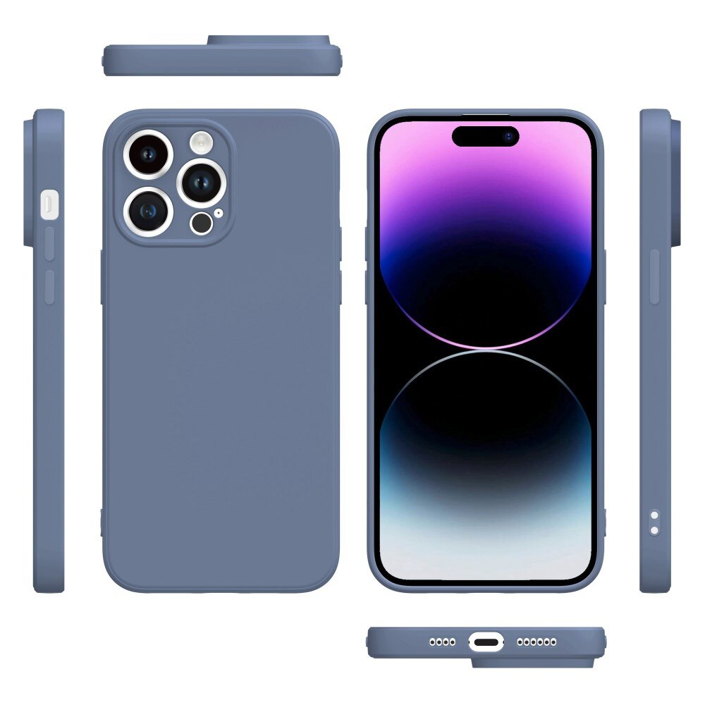 Coque Soft TPU iPhone 14 Pro Max Bleu