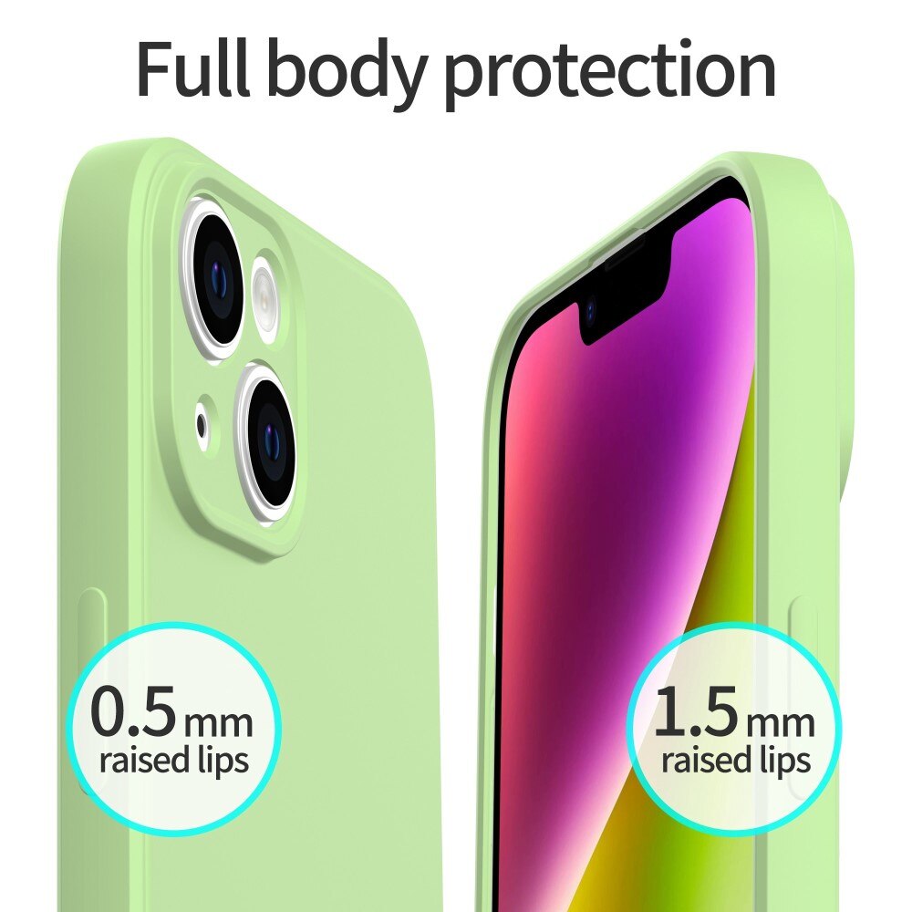 Coque Soft TPU iPhone 14 Vert