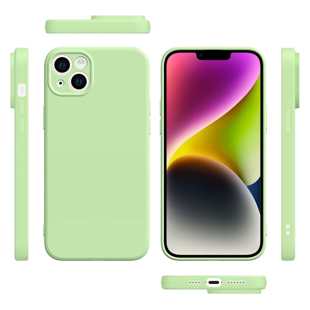 Coque Soft TPU iPhone 14 Vert