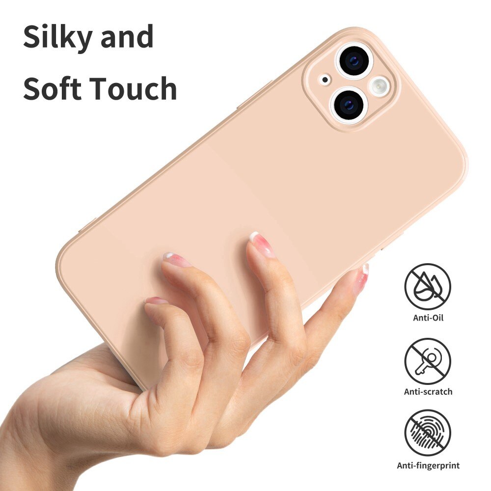 Coque Soft TPU iPhone 14 Rose