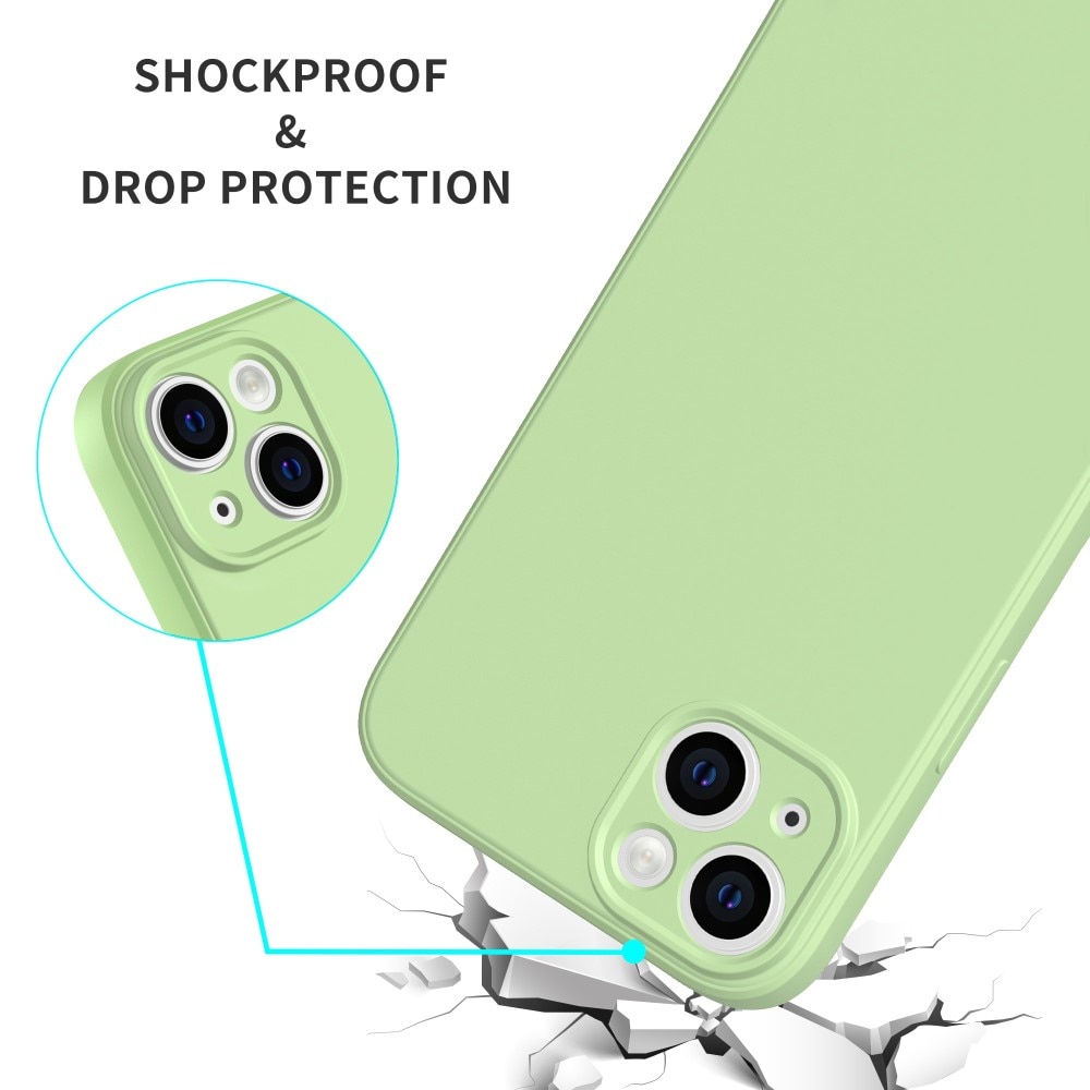 Coque Soft TPU iPhone 14 Plus Vert