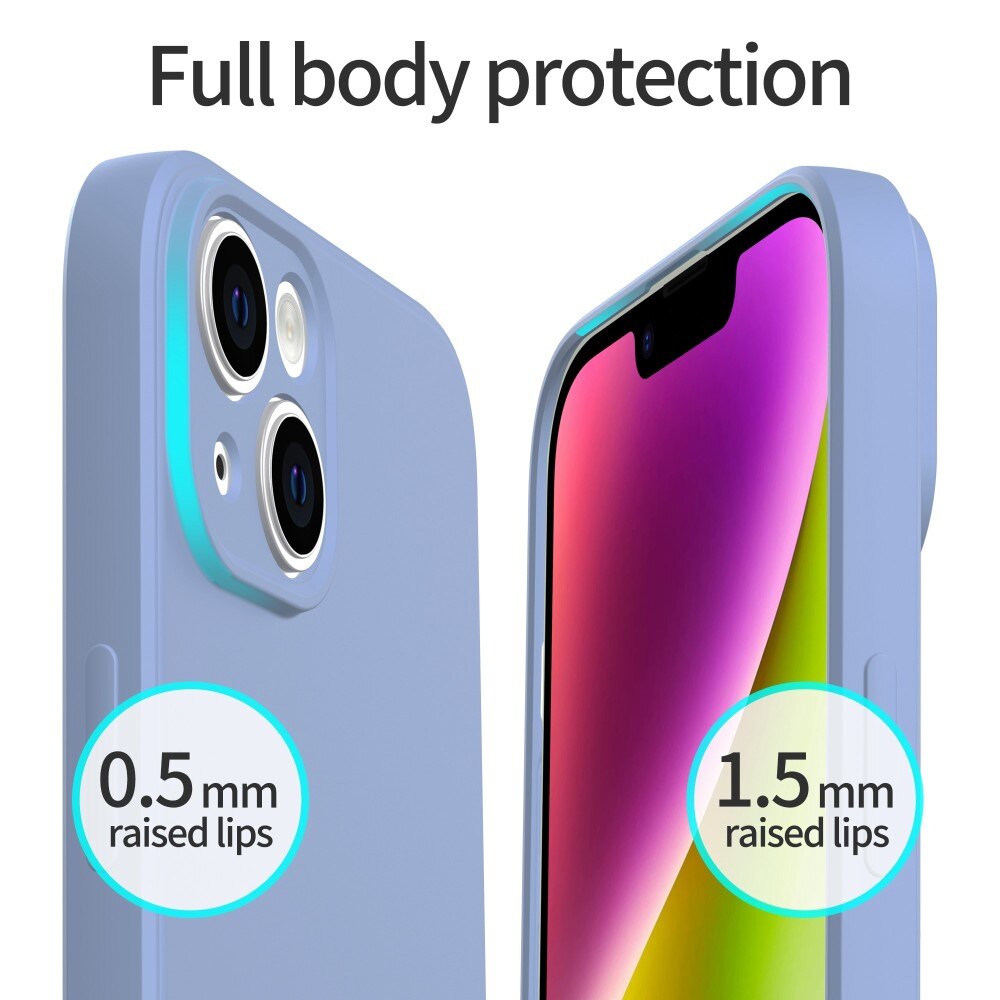 Coque Soft TPU iPhone 14 Plus Bleu