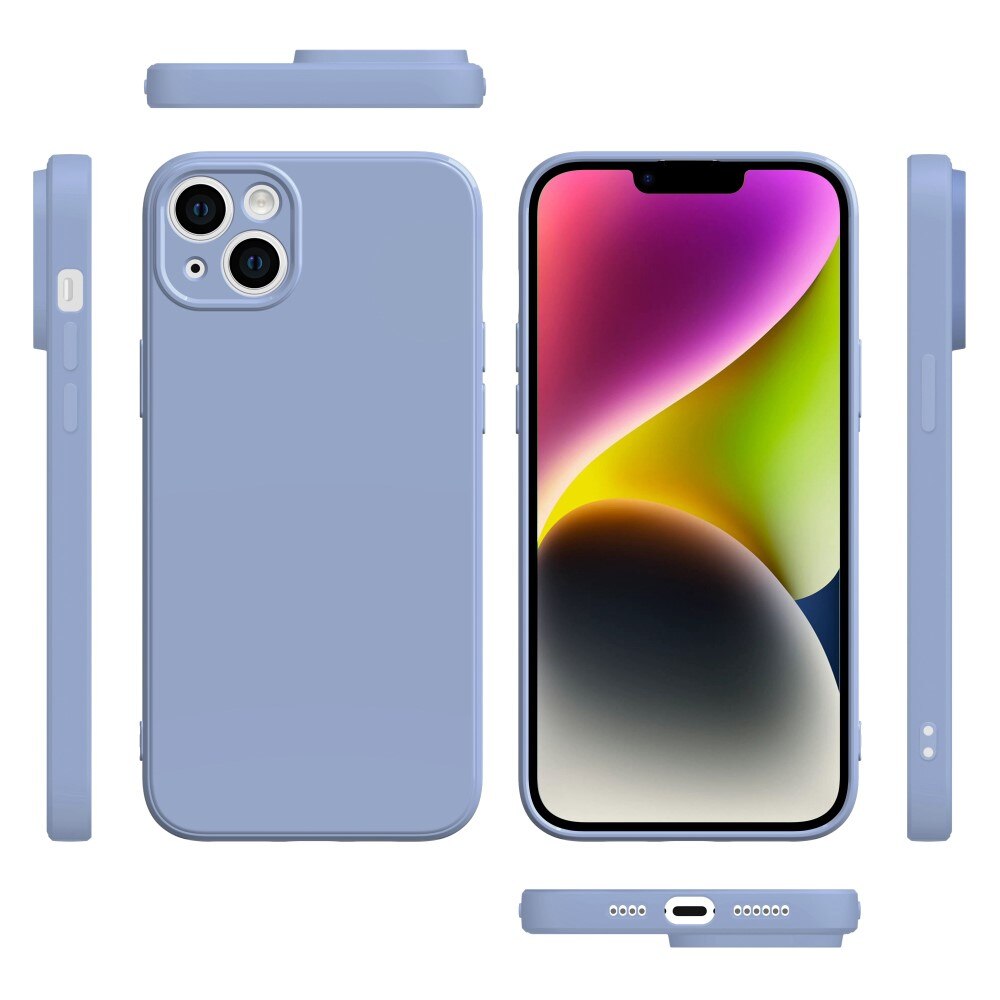 Coque Soft TPU iPhone 14 Plus Bleu