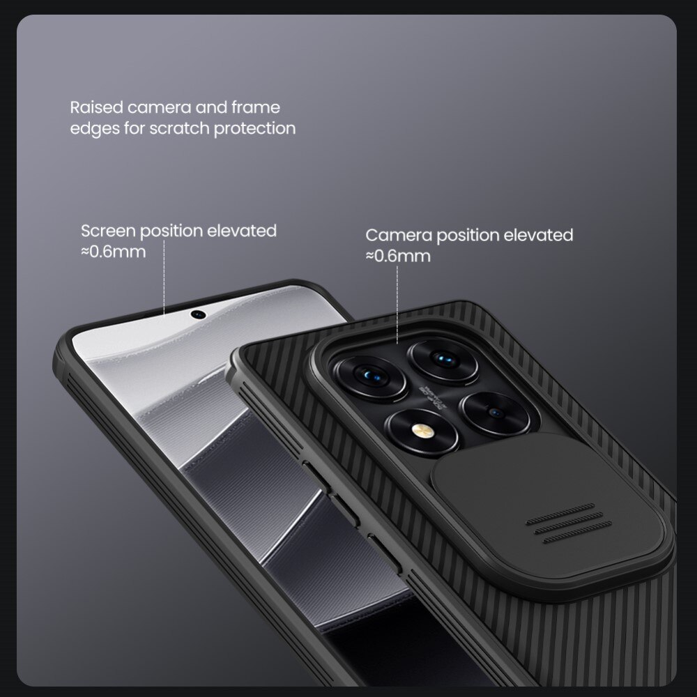 Coque CamShield Xiaomi Redmi Note 14 Pro, Noir