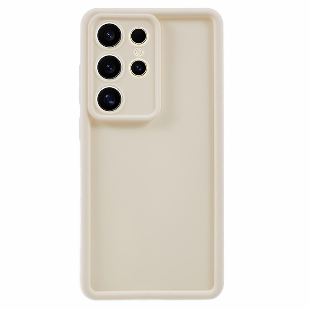 Coque TPU Edge Samsung Galaxy S25 Ultra, beige