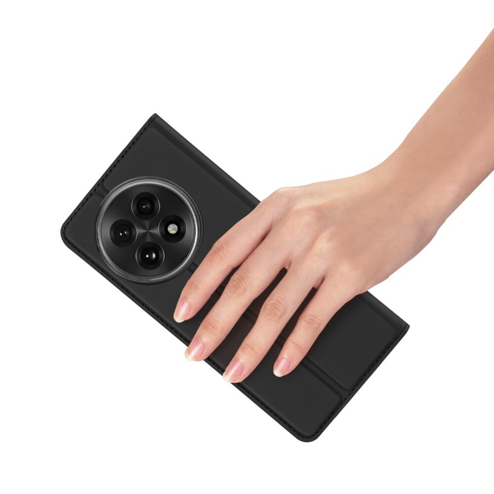 Étui portefeuille Skin Pro Series  OnePlus 13, Noir