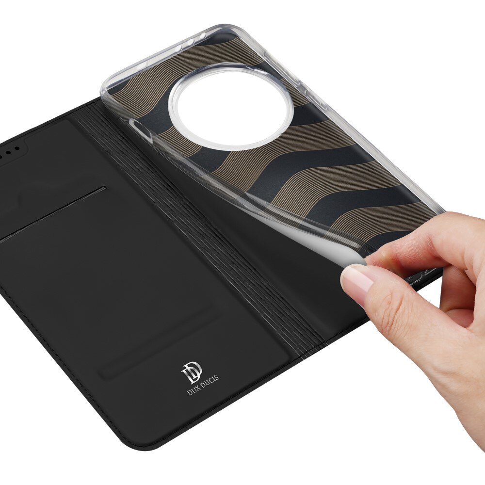 Étui portefeuille Skin Pro Series  OnePlus 13, Noir
