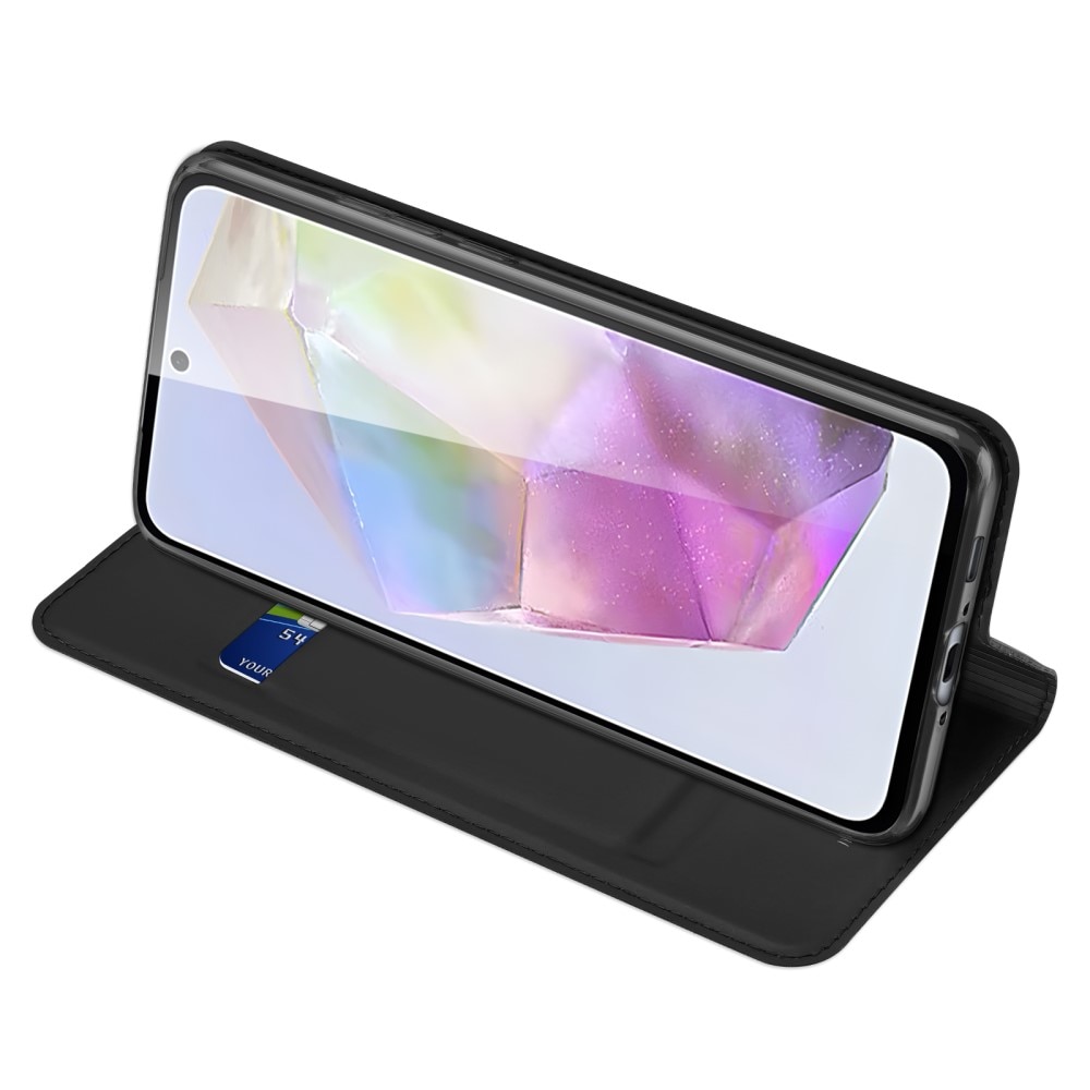 Étui portefeuille Skin Pro Series Samsung Galaxy A36, Noir