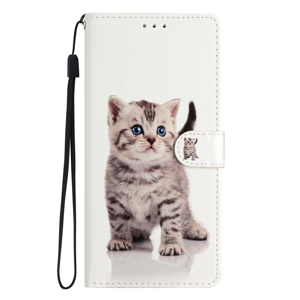 Coque portefeuille Samsung Galaxy A36, chaton