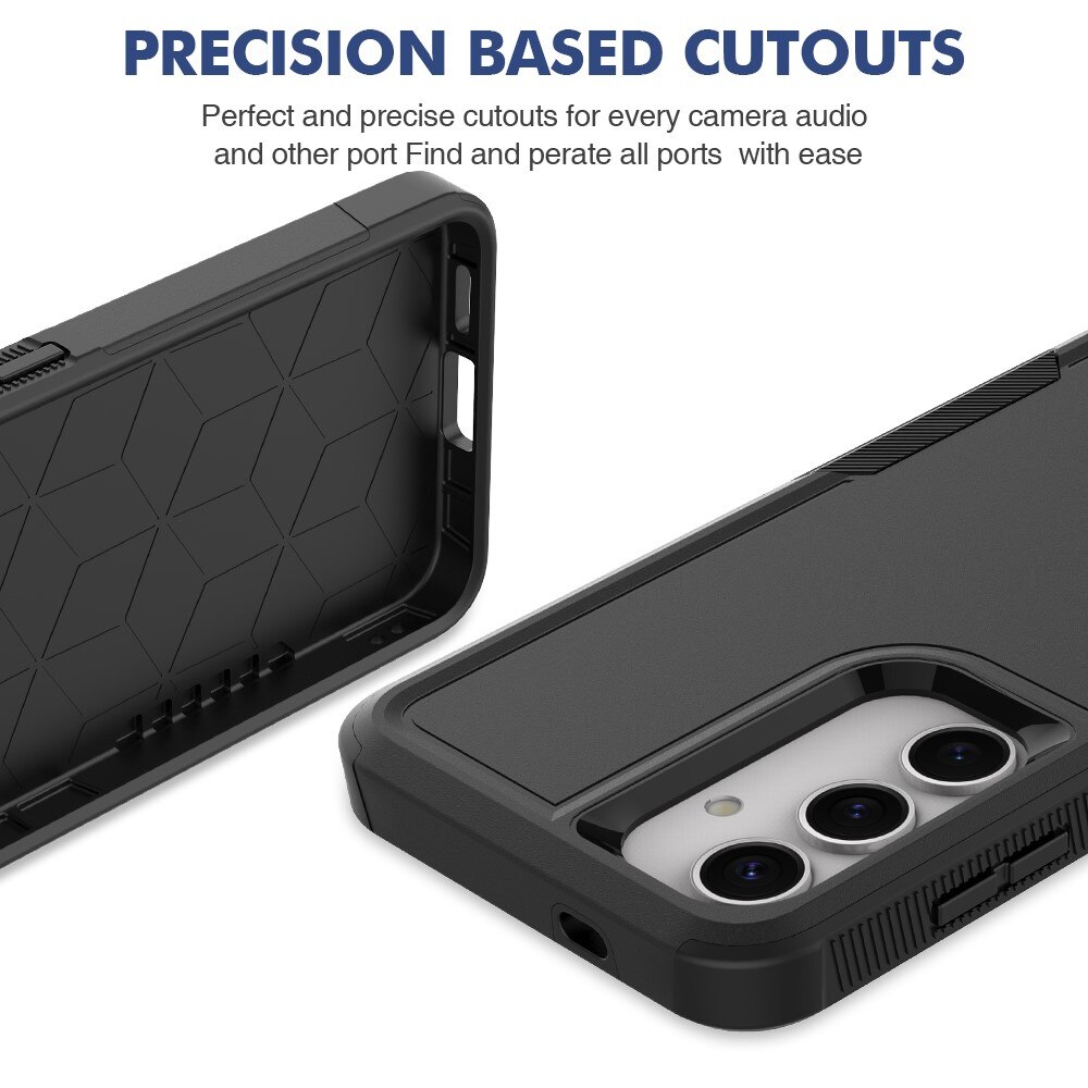 Coque hybride Off-road Samsung Galaxy S25, noir