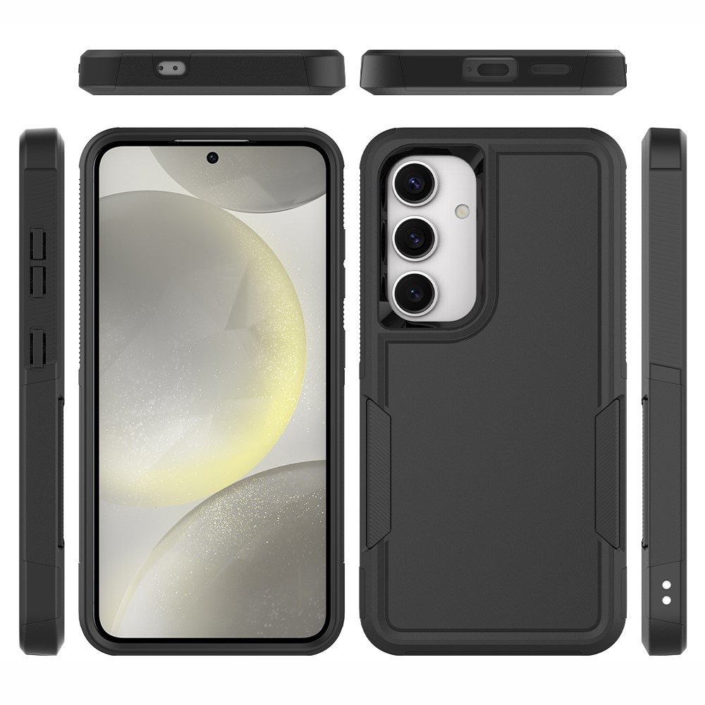 Coque hybride Off-road Samsung Galaxy S25, noir