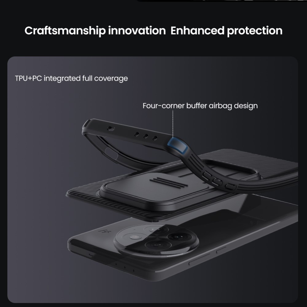 Coque CamShield  OnePlus 13, Noir