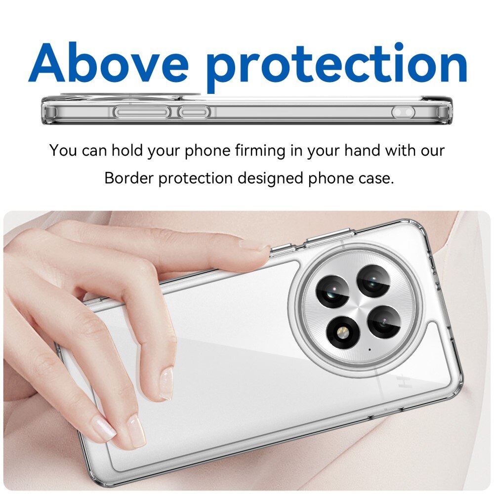 Coque hybride pour  OnePlus 13, transparent