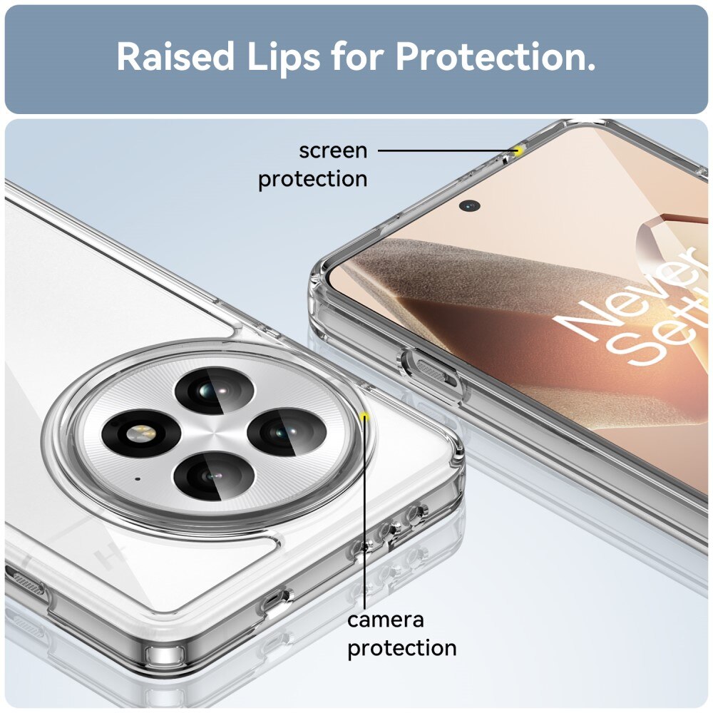 Coque hybride pour  OnePlus 13, transparent
