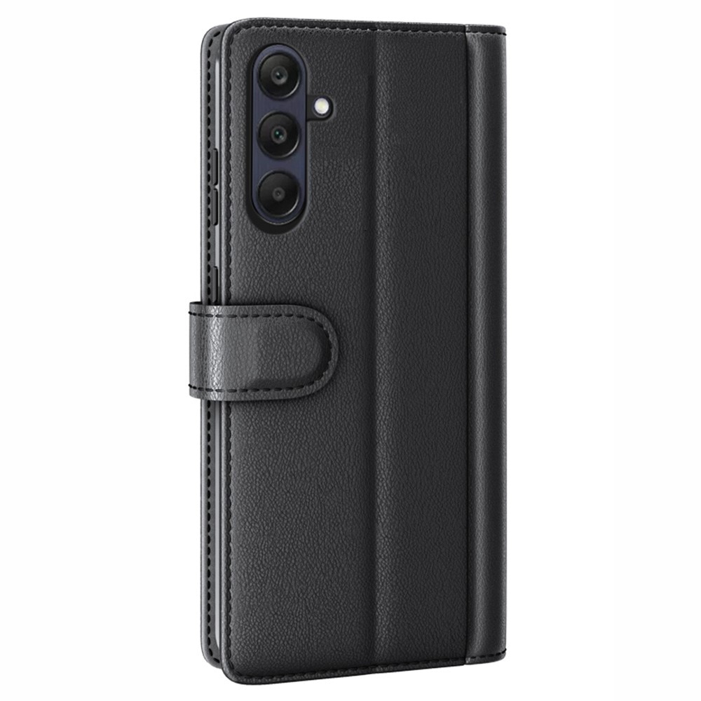Étui en cuir veritable Samsung Galaxy A26, Noir