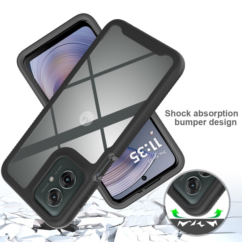Coque Full Protection Motorola Moto G55, Noir