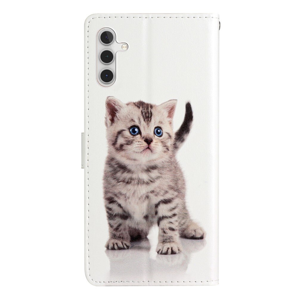 Coque portefeuille Samsung Galaxy A56, chaton