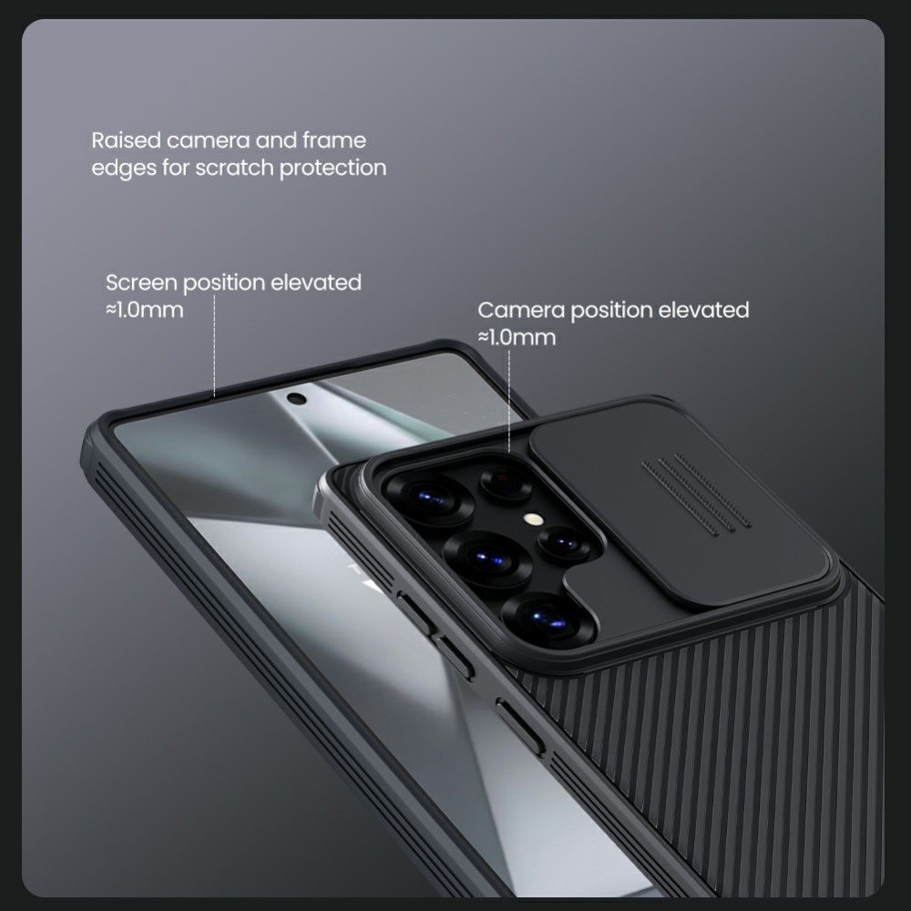 Coque CamShield Samsung Galaxy S25 Ultra, Noir