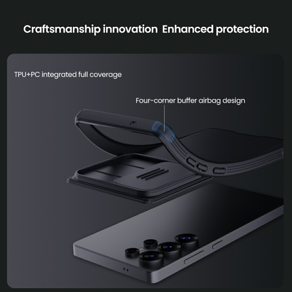 Coque CamShield Samsung Galaxy S25 Ultra, Noir